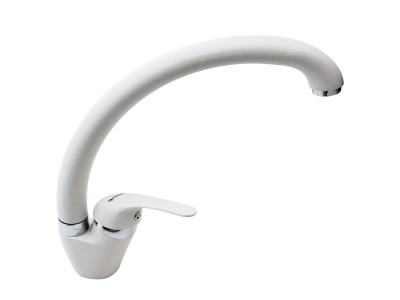 PYRAMIS OSSIA granite faucet polar white