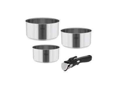 Cookware set with detachable handle TEESA