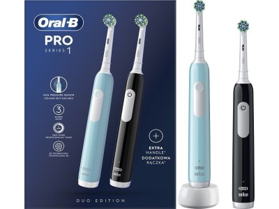 Oral-B PRO1 Duo Pack electric toothbrush