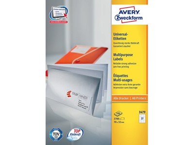 Avery General Usage Labels, White, 70