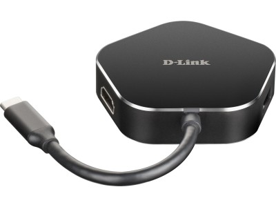 D-Link 4-in-1 USB-C Hub with HDMI