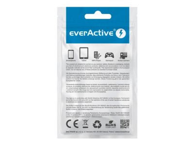 EverActive cable USB-C 1m - Black