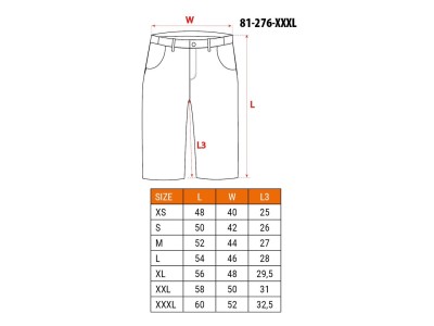 PREMIUM Shorts, 62% cotton, 35% polyester