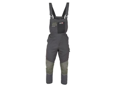 WORK BIB PANTS WH680 GRAPHITE PINK