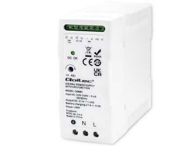 Qoltec Stable DIN Rail Power Supply