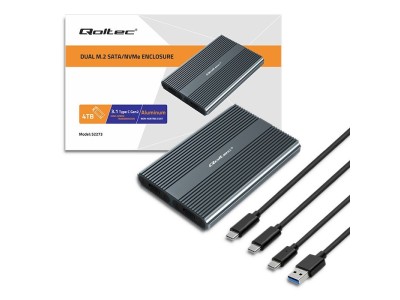 Qoltec Enclosure | M.2 SSD