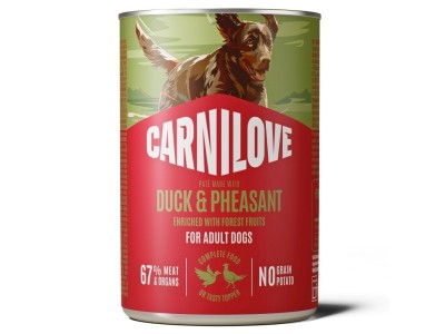 CARNILOVE Dog Duck&Pheasant - wet dog
