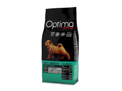 OPTIMANOVA Puppy Digestive Rabbit & Potato