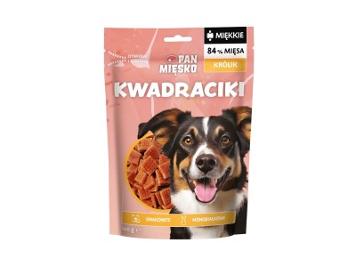 PAN MIĘSKO Squares Rabbit - dog