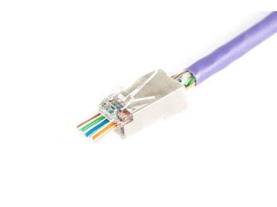 RJ45 (8P8C) Through-Hole Plug, Cat.6