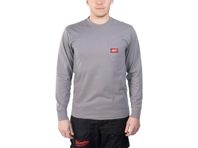 MILWAUKEE LONG SLEEVE POCKET T-SHIRT -