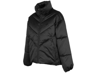 Women`s jacket 4F deep black H4Z22