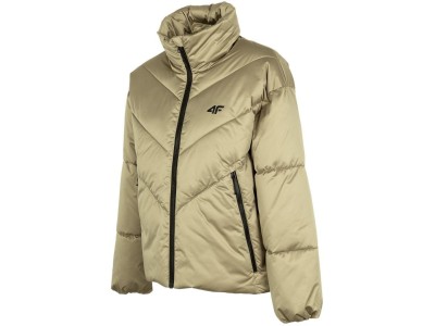 Women`s 4F Jacket Olive H4Z22 KUDP019