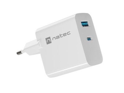 NATEC RIBERA GAN CHARGER 1x USB-A