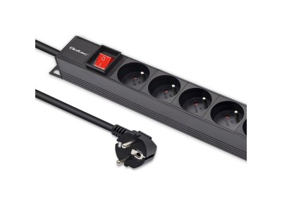 Qoltec Aluminiowa Listwa zasilająca PDU do
