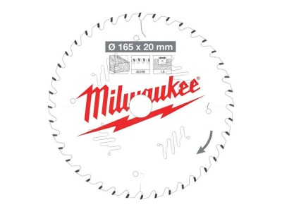 MILWAUKEE CIRCULAR SAW BLADE 160x20x2.2x48Z