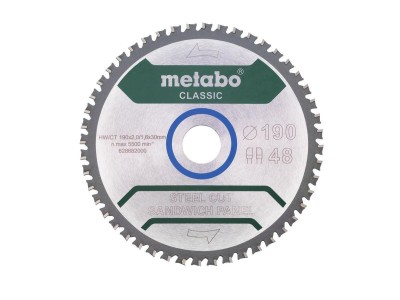 Metabo circular saw blade FZ/FA 190x30x48
