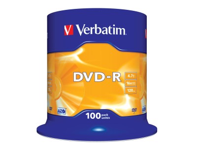 Verbatim DVD-R Matt Silver 4.7