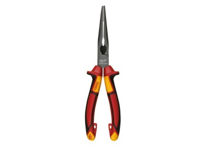 Milwaukee long nose pliers straight 205mm