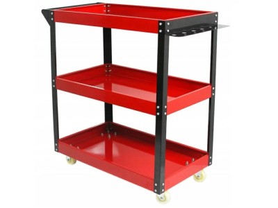 WORKSHOP TROLLEY 3 LEVELS /SILVER