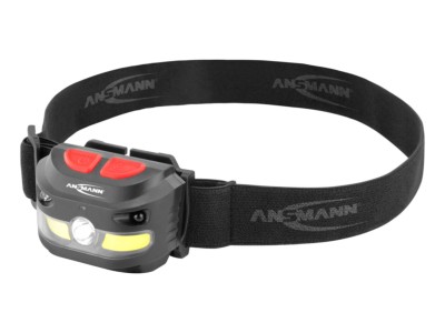 Ansmann HD250RS Black Headband flashlight COB