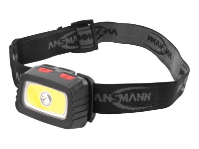 Ansmann HD200B Black, Grey Headband flashlight