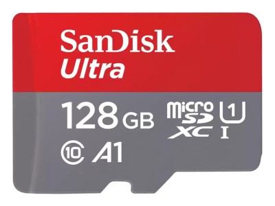 SanDisk Ultra microSD 128GB + SD-adapt