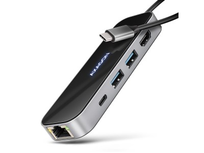 Axagon HMC-6GLN USB 5Gbps hub, 2x