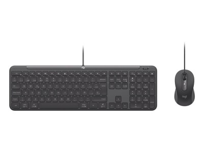 Logitech 920-013343 keyboard Mouse included Home/Office