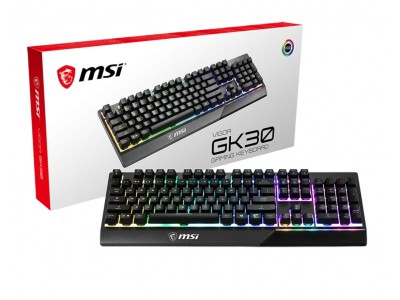 MSI Vigor GK30 Gaming Keyboard, US