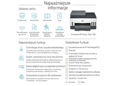 HP Smart Tank 790 All-in-One Printer
