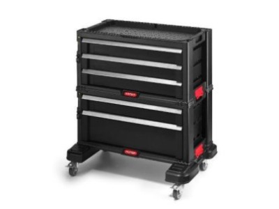KETER BOOKCASE 5 DRAWERS TOOL CHEST