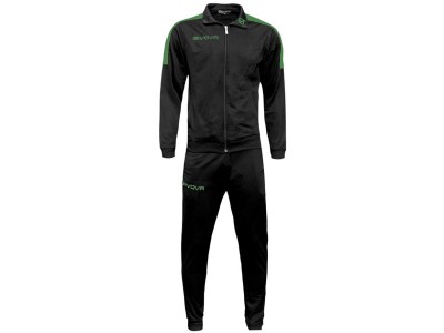 Givova Tuta Revolution Tracksuit Black-Green TR033