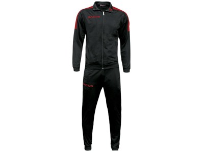 Givova Tuta Revolution Tracksuit Black-Red TR033