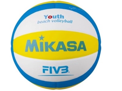 Mikasa VS160W yellow and blue volleyball