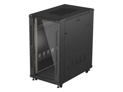 Lanberg FF01-6022-12B rack cabinet 22U Freestanding