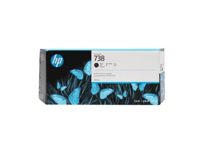 HP 738 300-ml Black DesignJet Ink