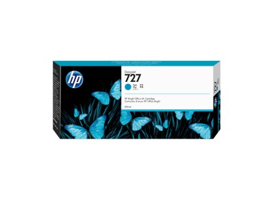 HP 727 300-ml Cyan DesignJet Ink