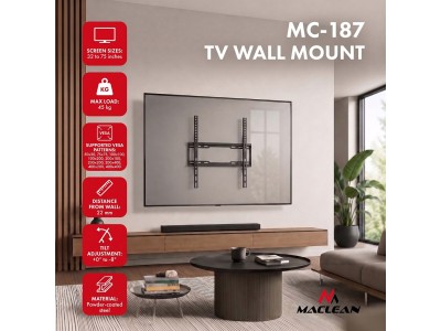 Maclean TV Mount / Bracket, max
