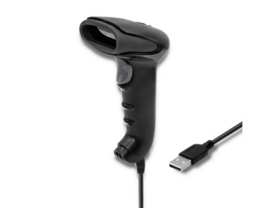 Qoltec 50866 Laser barcode reader 1D