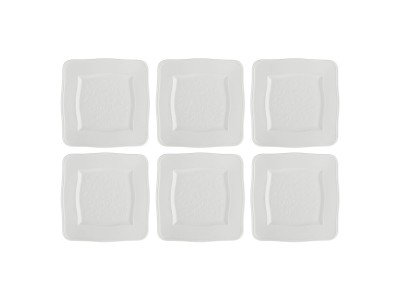 Set of 6 Florentina Square Plates
