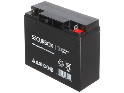 Battery 12V/18Ah Securbox
