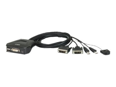 Aten 2-Port USB DVI Cable KVM