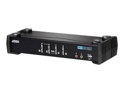 Aten 4-Port USB DVI/Audio KVMP Switch
