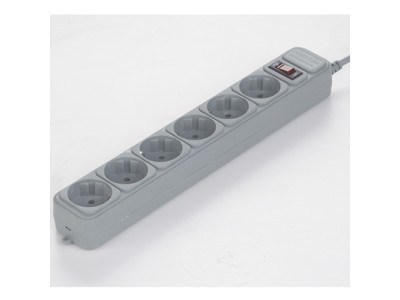 Gembird | SPG6-B-6C | Sockets quantity