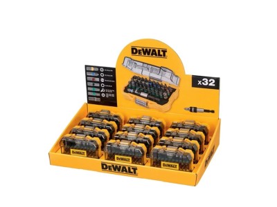DEWALT ZESTAW KOŃCÓWEK(opak) 32cz. /EKSPOZYTOR 12op