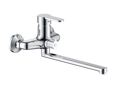 BATH FAUCET DF11003 LONG SPOUT BRASS