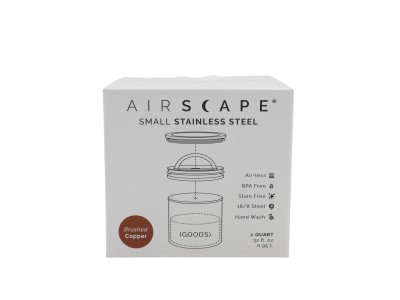 Airscape? Edelstahl-Aromabeh?lter klein, kupfer geb