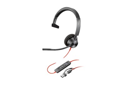 HP Poly Blackwire 3310 Monaural Microsoft