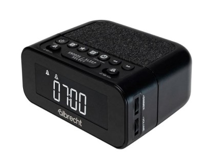 Albrecht DR 451 DAB+/UKW Radiowecker, schwarz